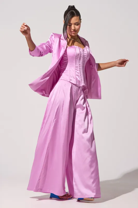 IN FULL BLOOM LIGHT PURPLE TROUSER made by AKIRA