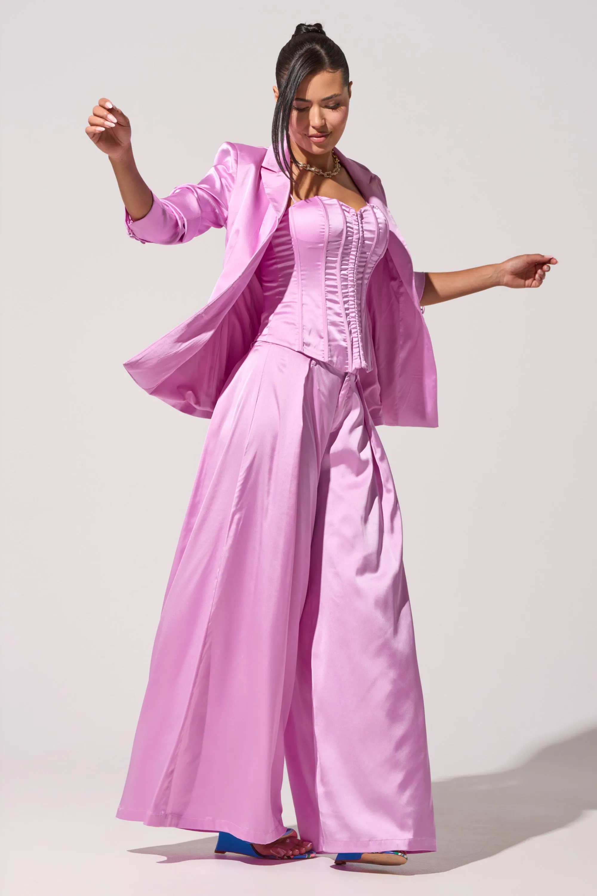 IN FULL BLOOM LIGHT PURPLE TROUSER sold by AKIRA