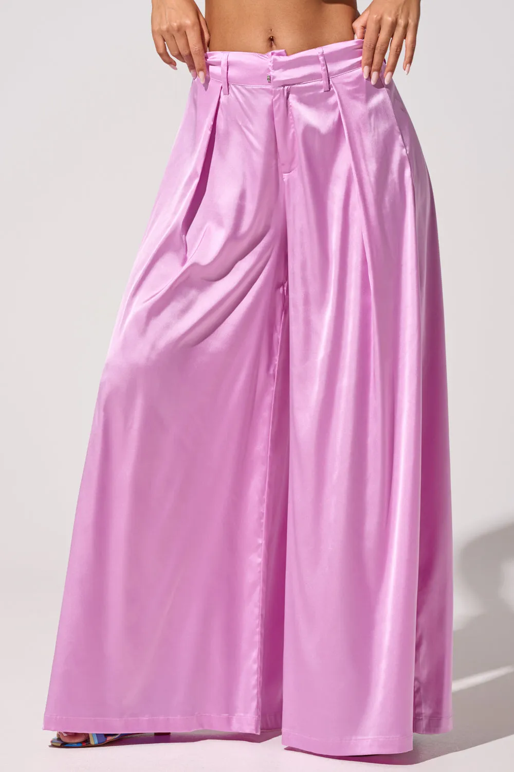 IN FULL BLOOM LIGHT PURPLE TROUSER sold by AKIRA product image thumbnail 3