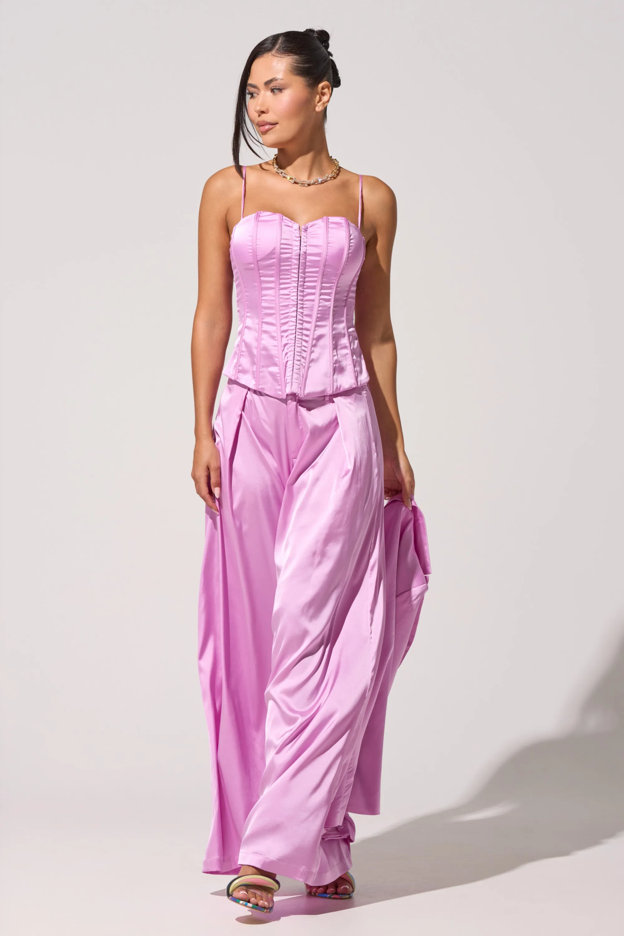 IN FULL BLOOM LIGHT PURPLE CORSET sold by AKIRA product image thumbnail 2