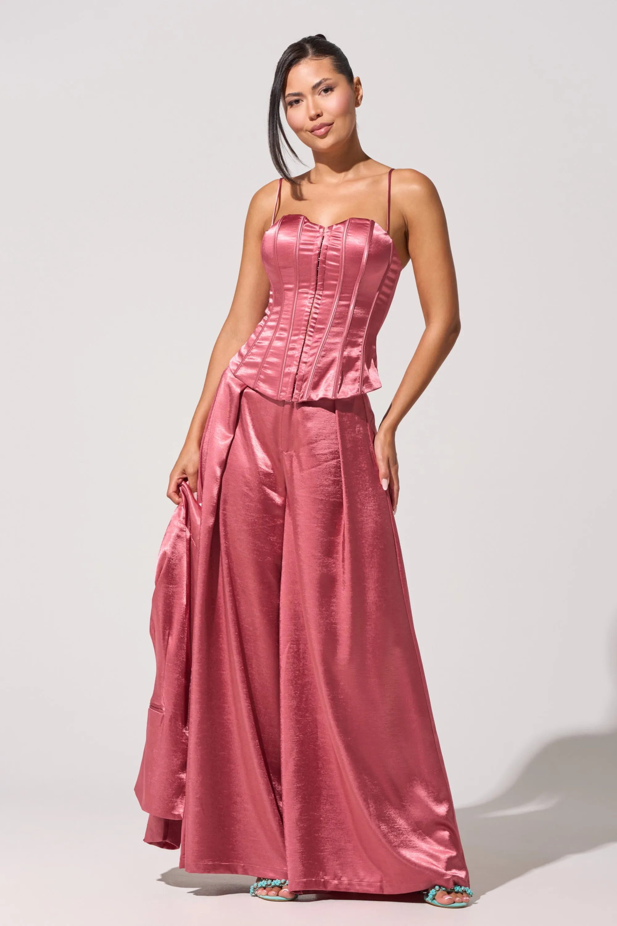 IN FULL BLOOM CORSET IN MAUVE sold by AKIRA product image thumbnail 2