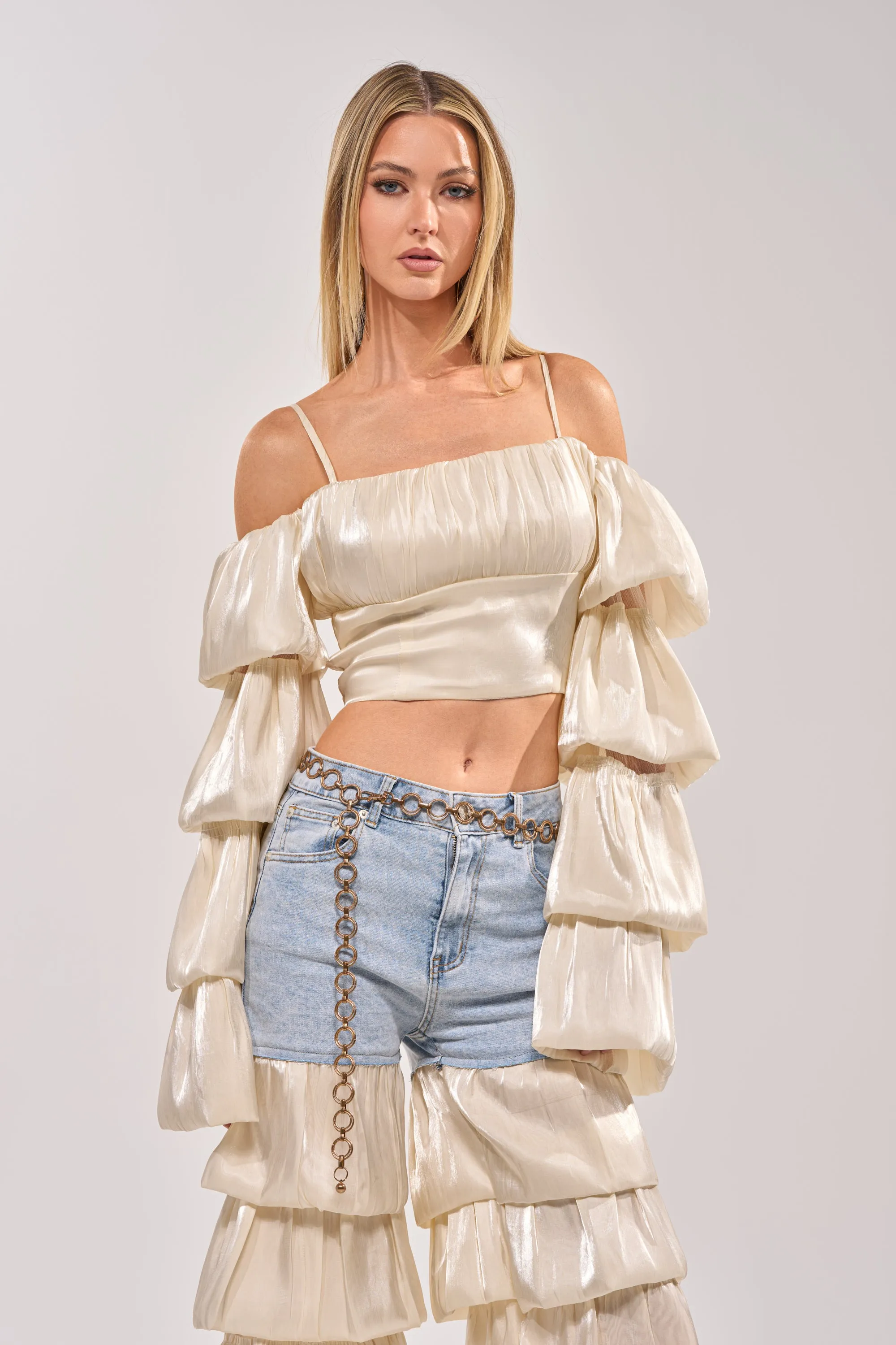 BOUNCIN AROUND BLOUSE sold by AKIRA product image thumbnail 2