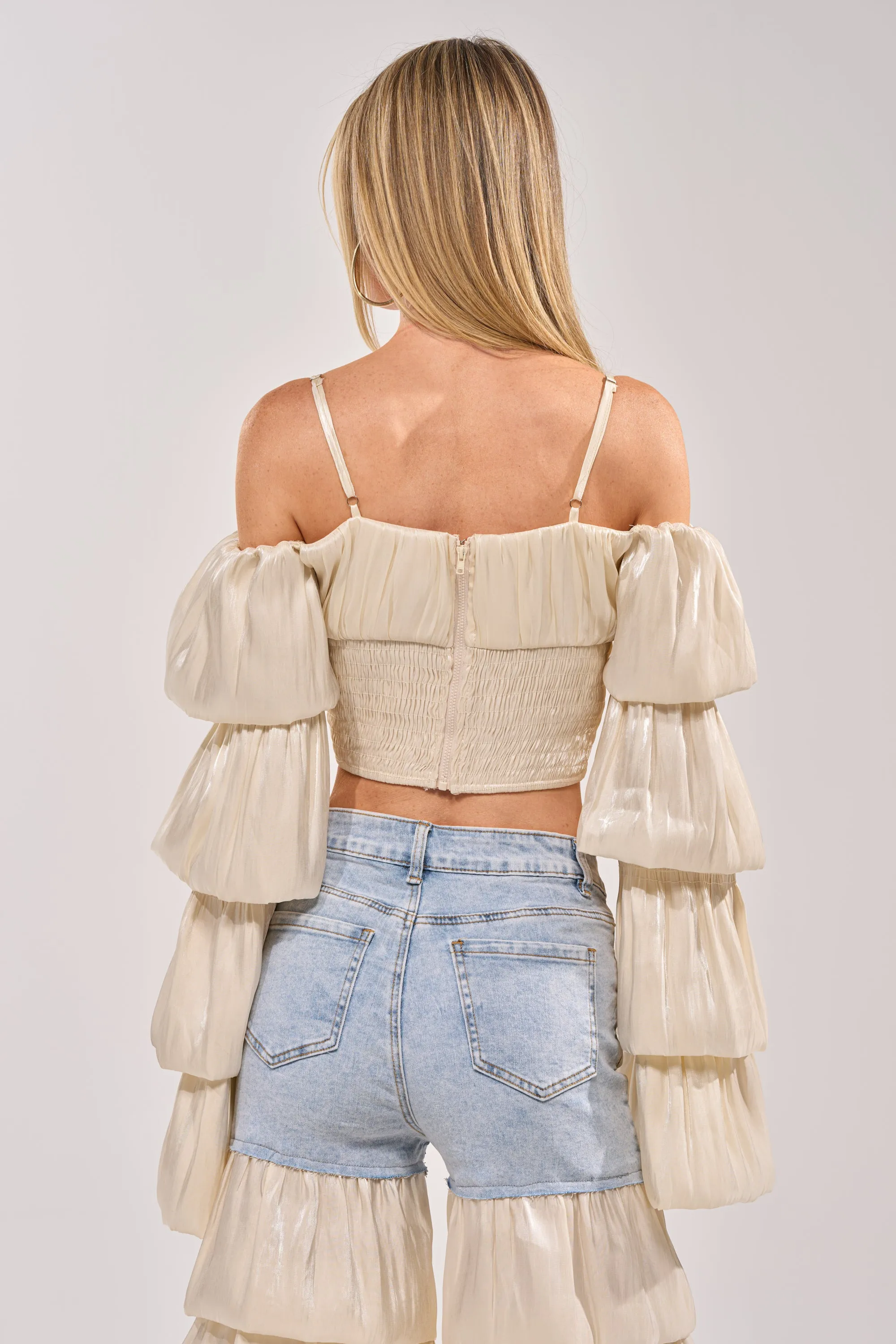 BOUNCIN AROUND BLOUSE sold by AKIRA product image thumbnail 4