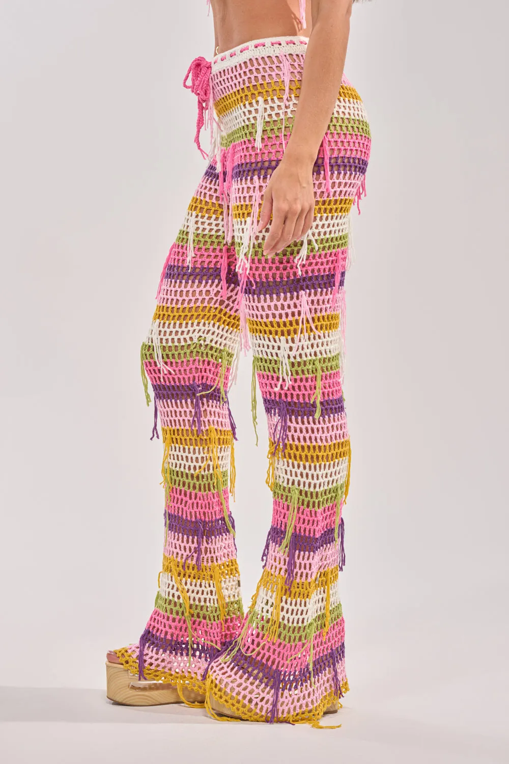 RESORT BABE CROCHET PANT sold by AKIRA product image thumbnail 3