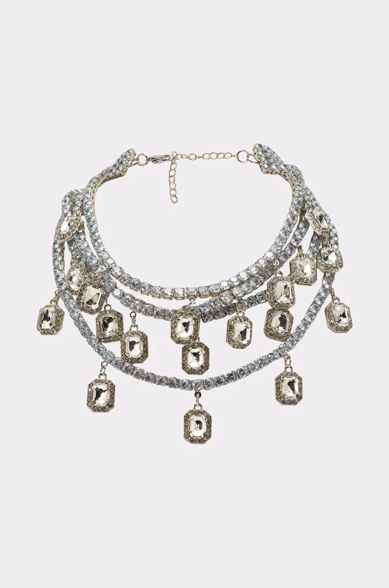 BELLE LAYERED NECKLACE sold by AKIRA