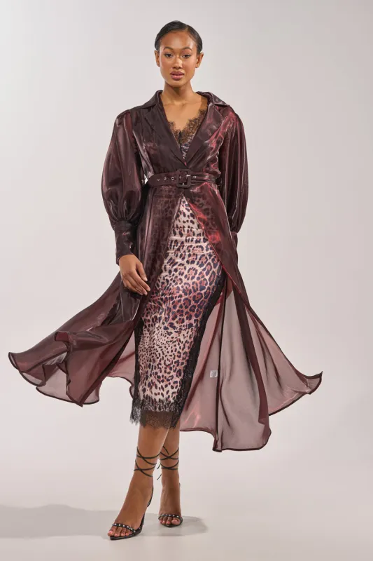 PRETTY LIL THING ORGANZA TRENCH made by AKIRA