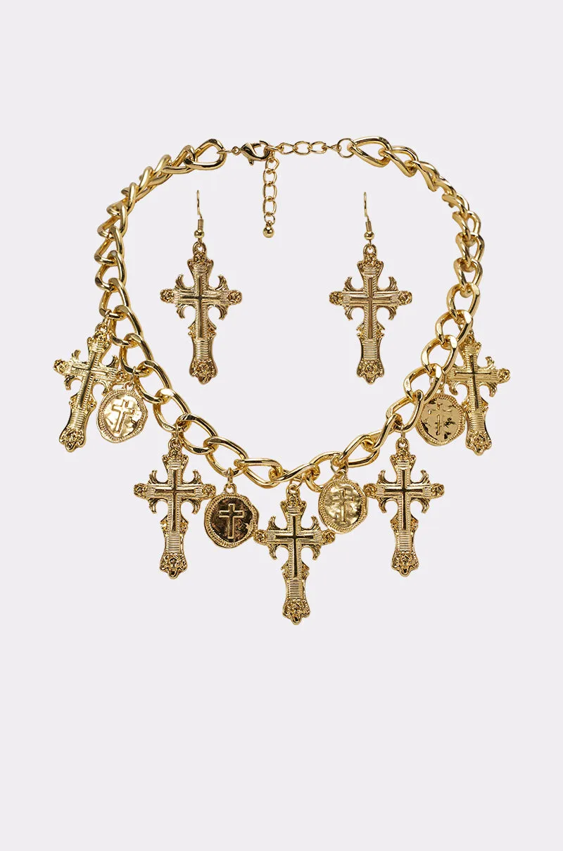 CHARMED LIFE NECKLACE sold by AKIRA