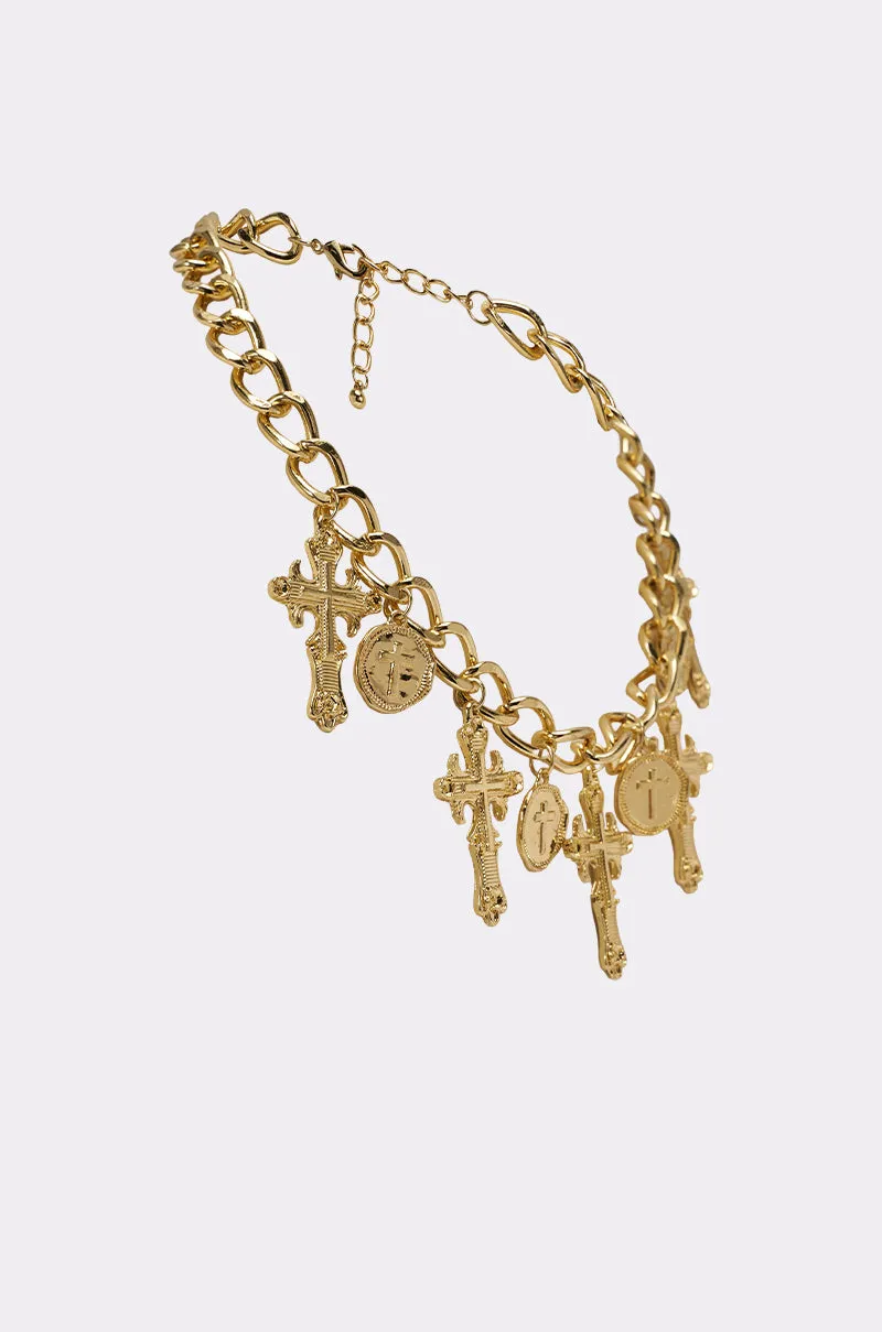 CHARMED LIFE NECKLACE sold by AKIRA product image thumbnail 3