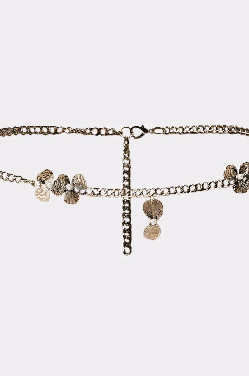 FLORAL BITS CHAIN BELT sold by AKIRA product image thumbnail 4