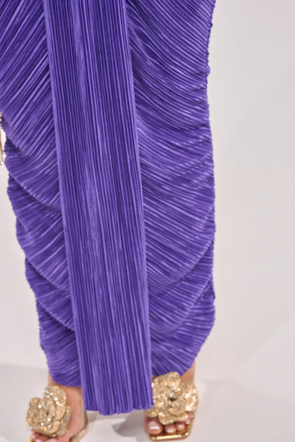 TILL SUNRISE MAXI DRESS IN DEEP PURPLE sold by AKIRA product image thumbnail 5