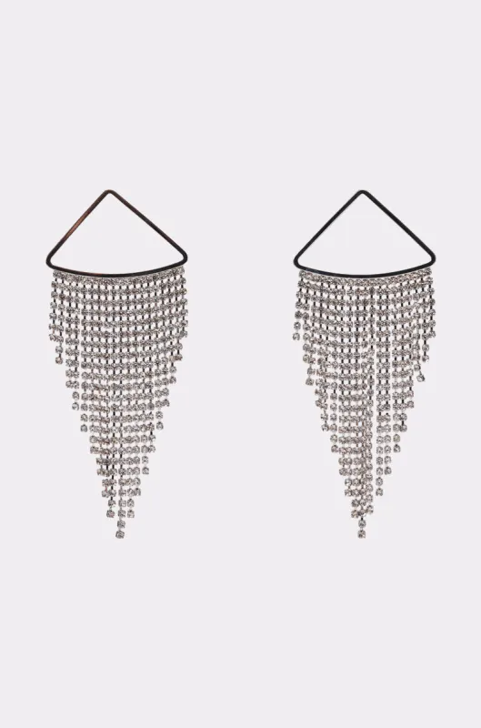WE'RE GOING OUT EARRING IN SILVER made by AKIRA
