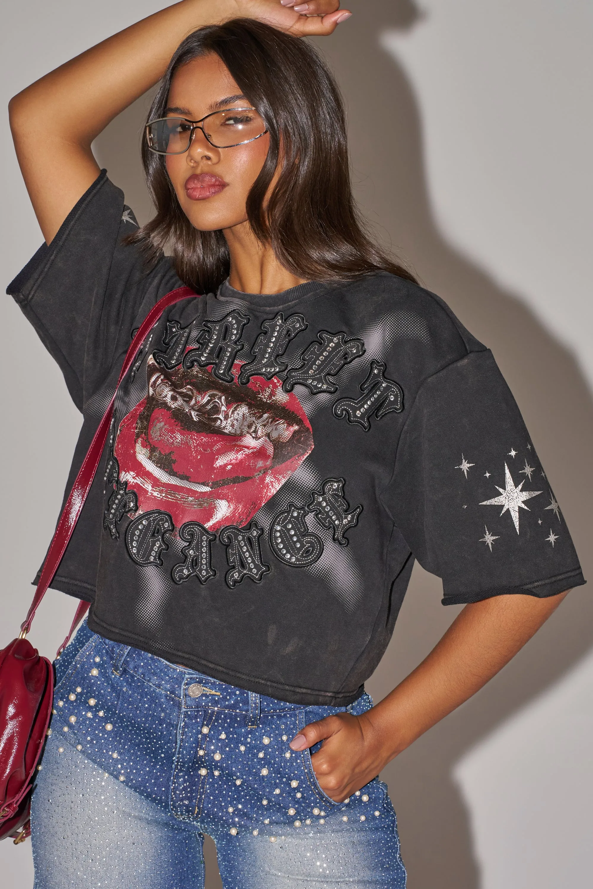 STREET ELEGANCE GRAPHIC TEE sold by AKIRA product image thumbnail 3