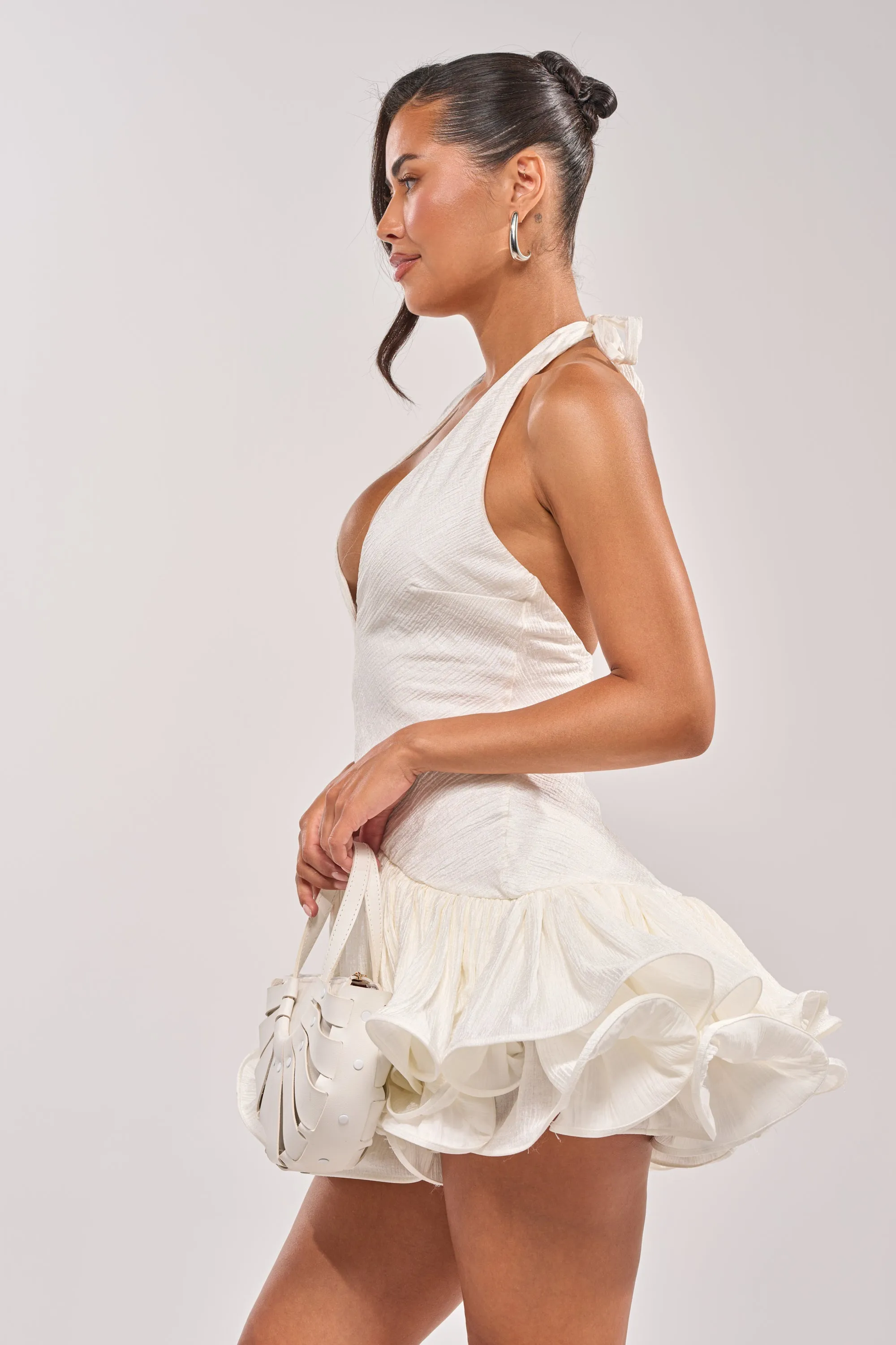 WILD HEART HALTER MINI DRESS sold by AKIRA product image thumbnail 5