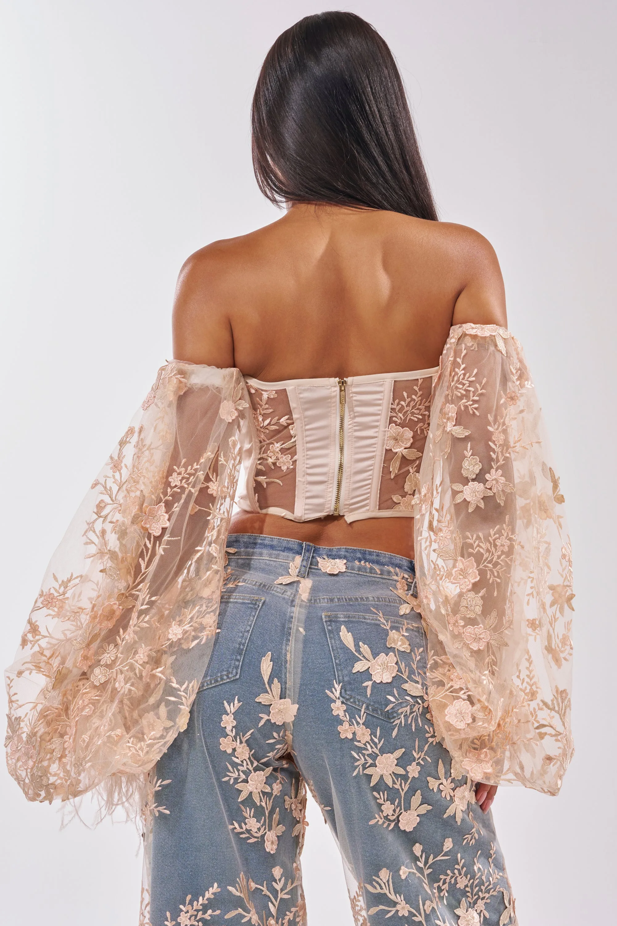 FLY AWAY WITH ME FLORAL CORSET sold by AKIRA product image thumbnail 5