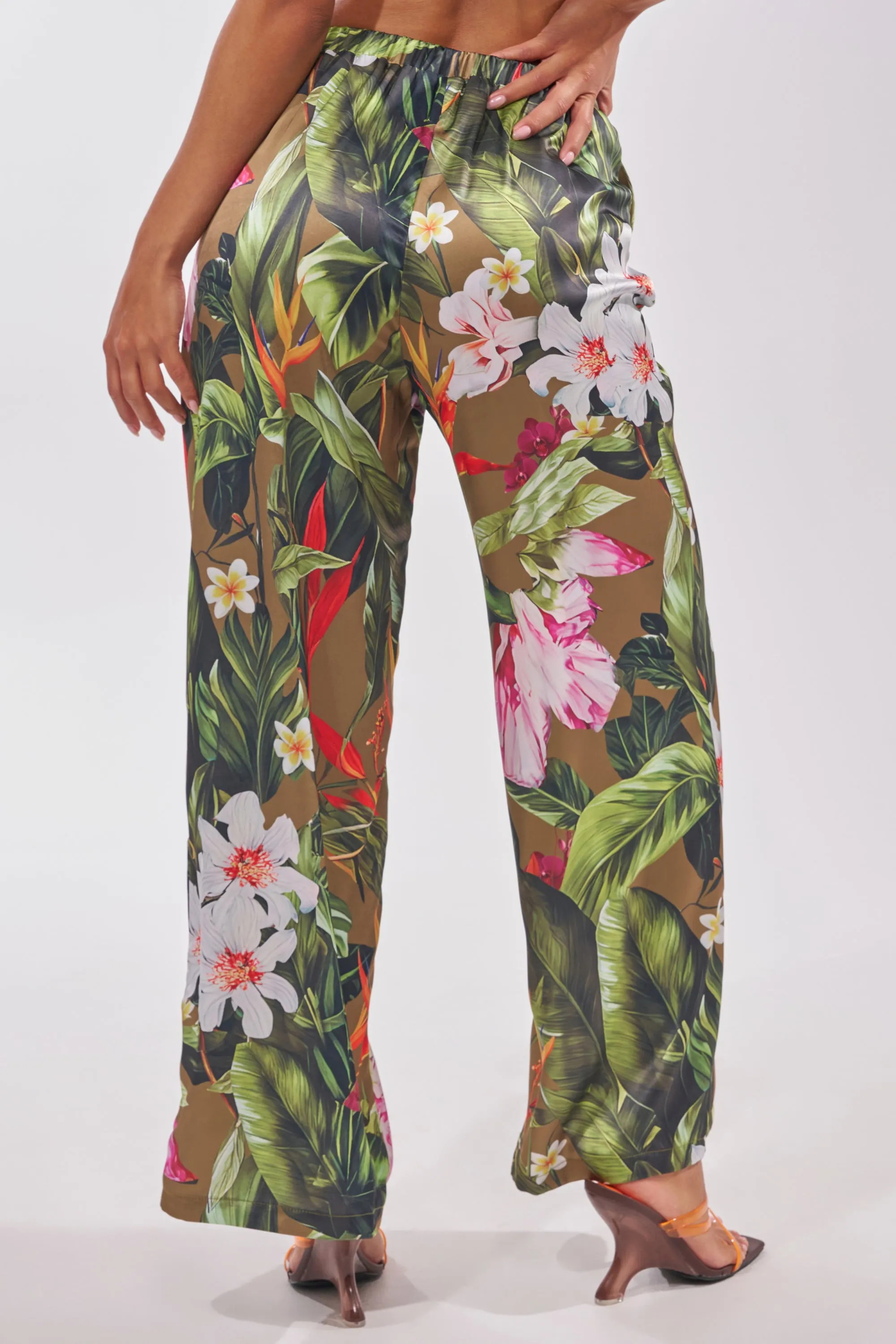 INTO THE WILD FLORAL TROUSER sold by AKIRA product image thumbnail 4