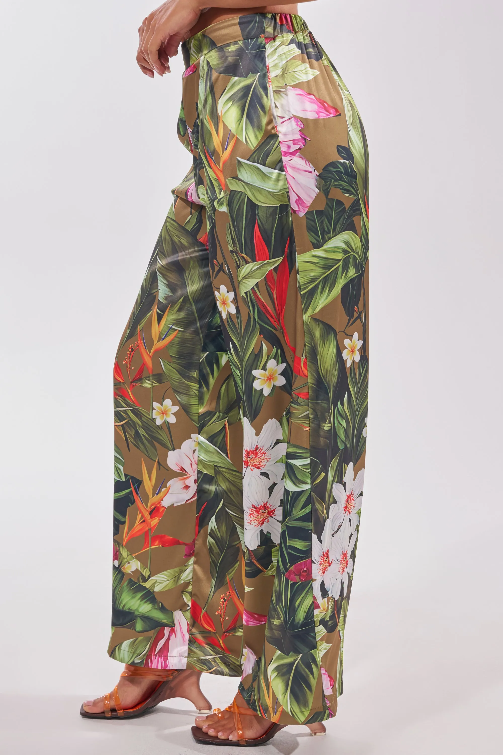 INTO THE WILD FLORAL TROUSER sold by AKIRA product image thumbnail 3