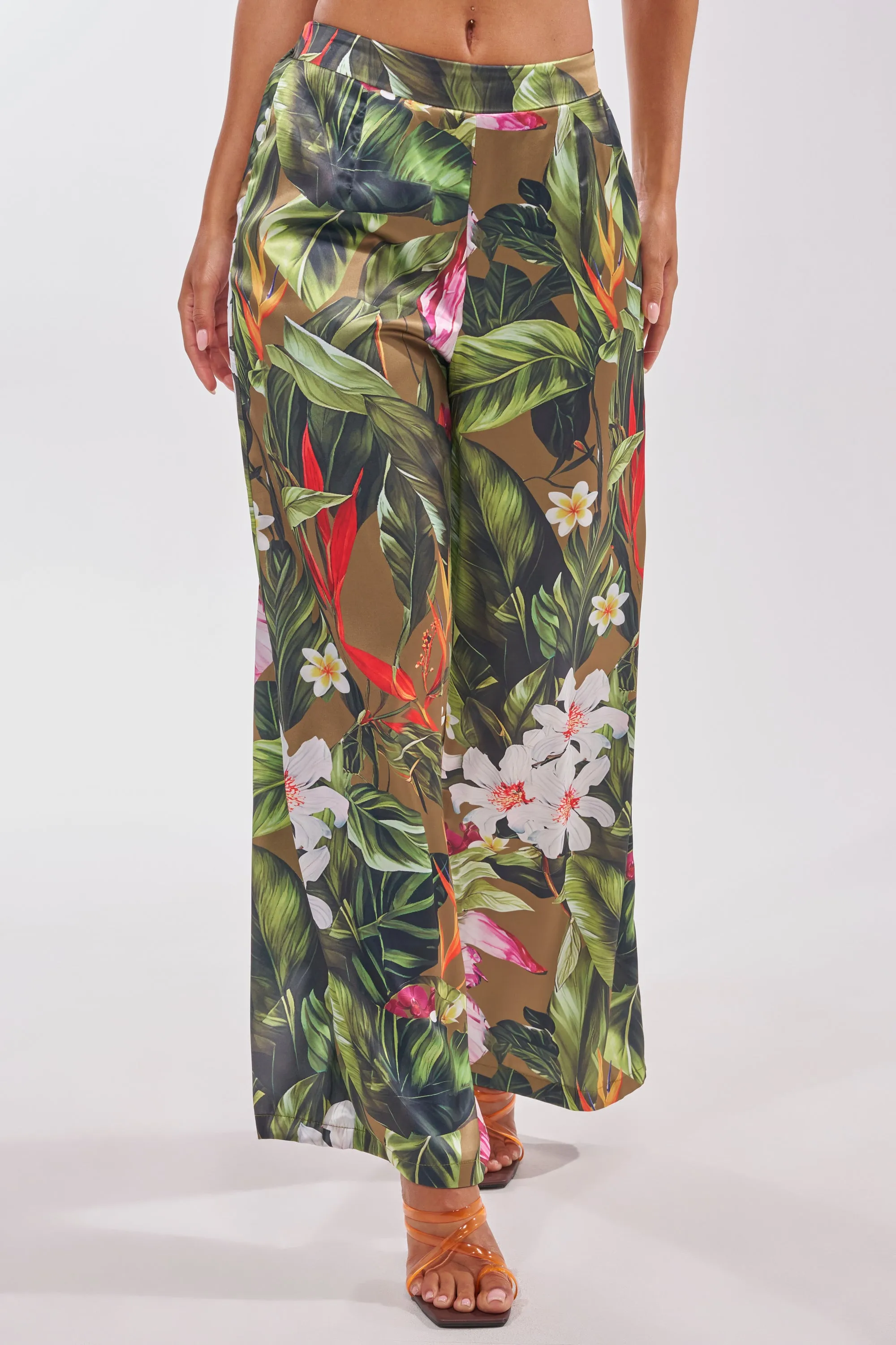 INTO THE WILD FLORAL TROUSER sold by AKIRA