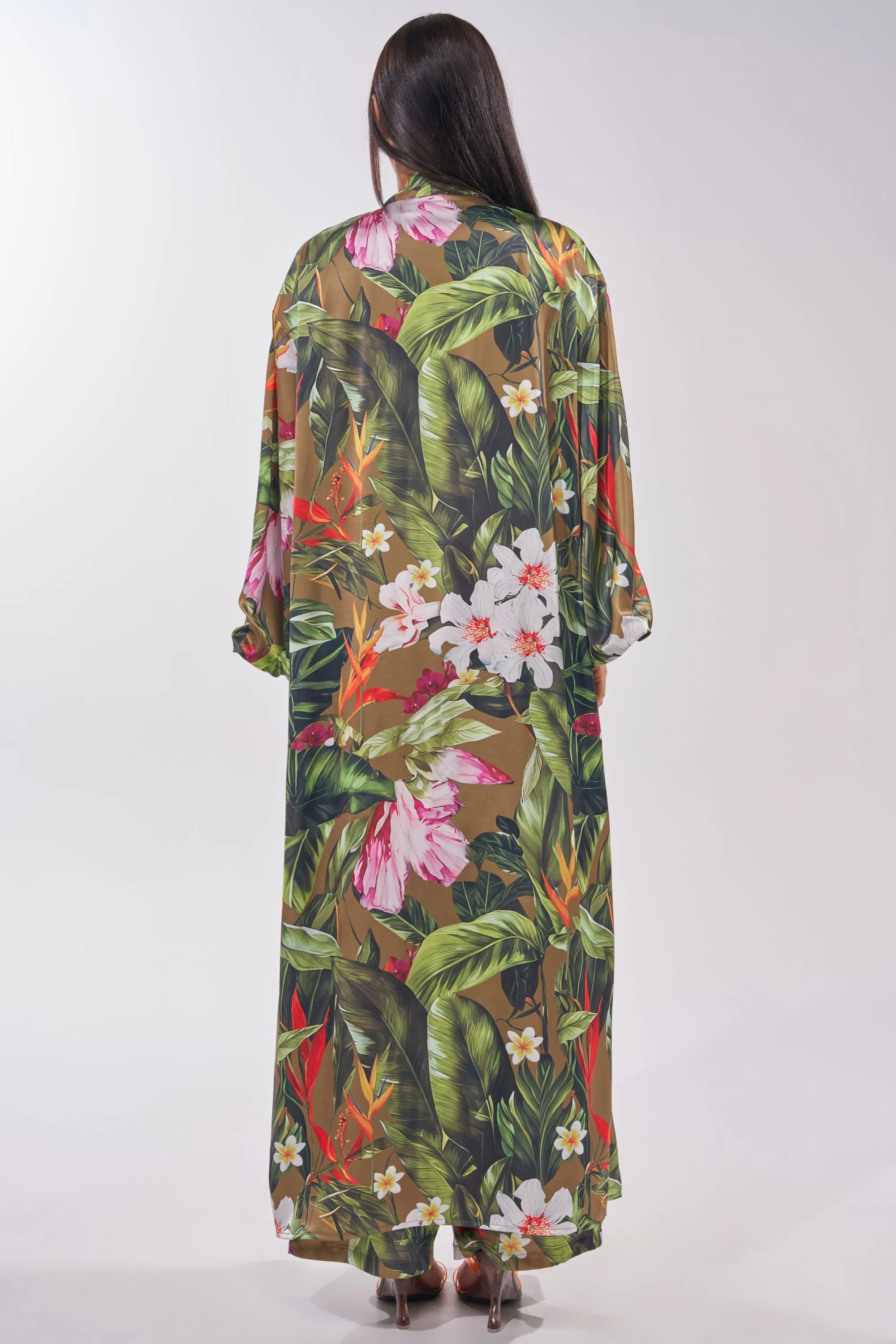 INTO THE WILD FLORAL DUSTER sold by AKIRA product image thumbnail 5