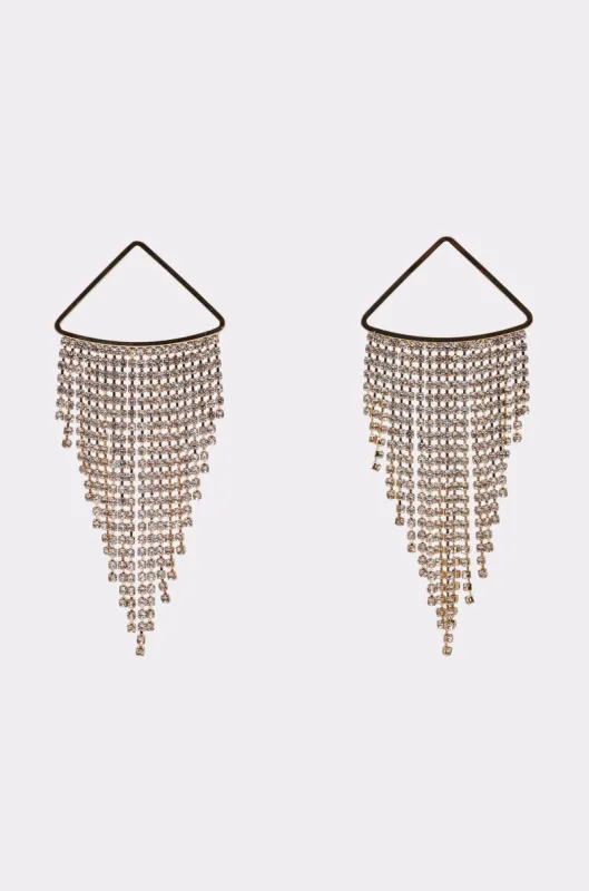 WE'RE GOING OUT GOLD EARRING made by AKIRA