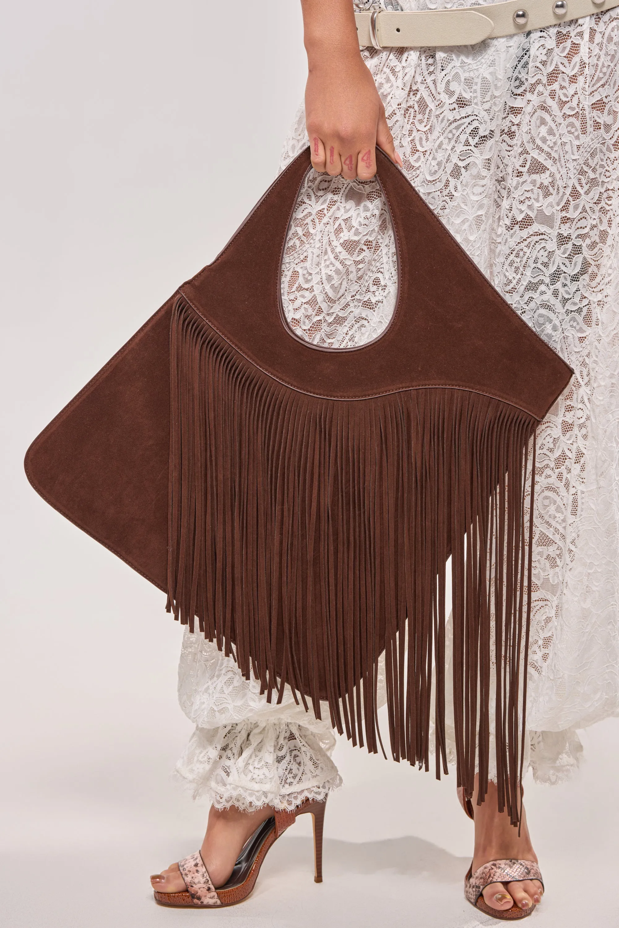 FRINGED OUT SHOULDER PURSE sold by AKIRA product image thumbnail 2