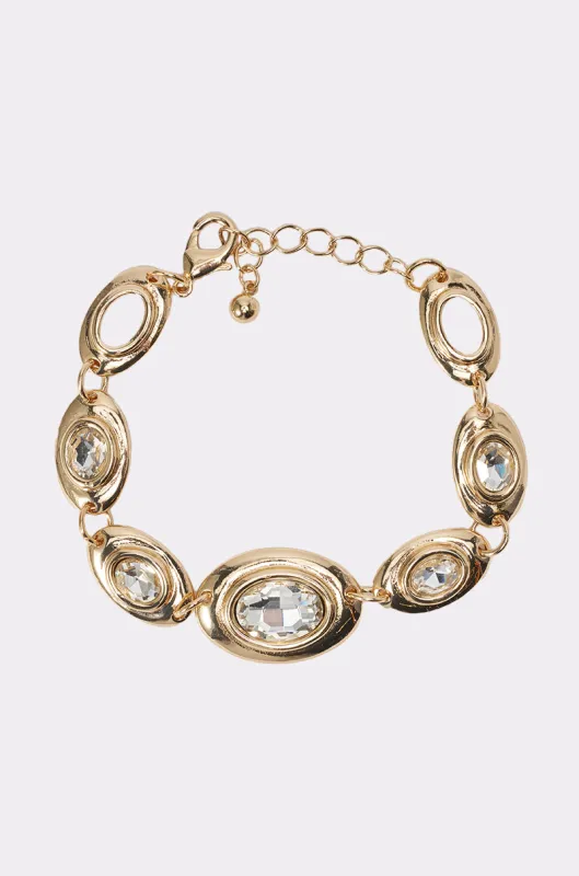 RUNWAY READY BRACELET IN GOLD made by AKIRA