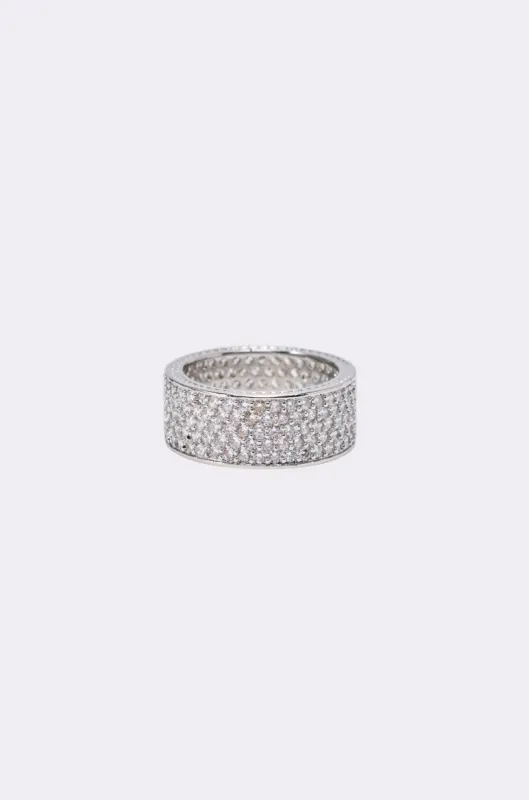 TO INFINITY CZ RING made by AKIRA