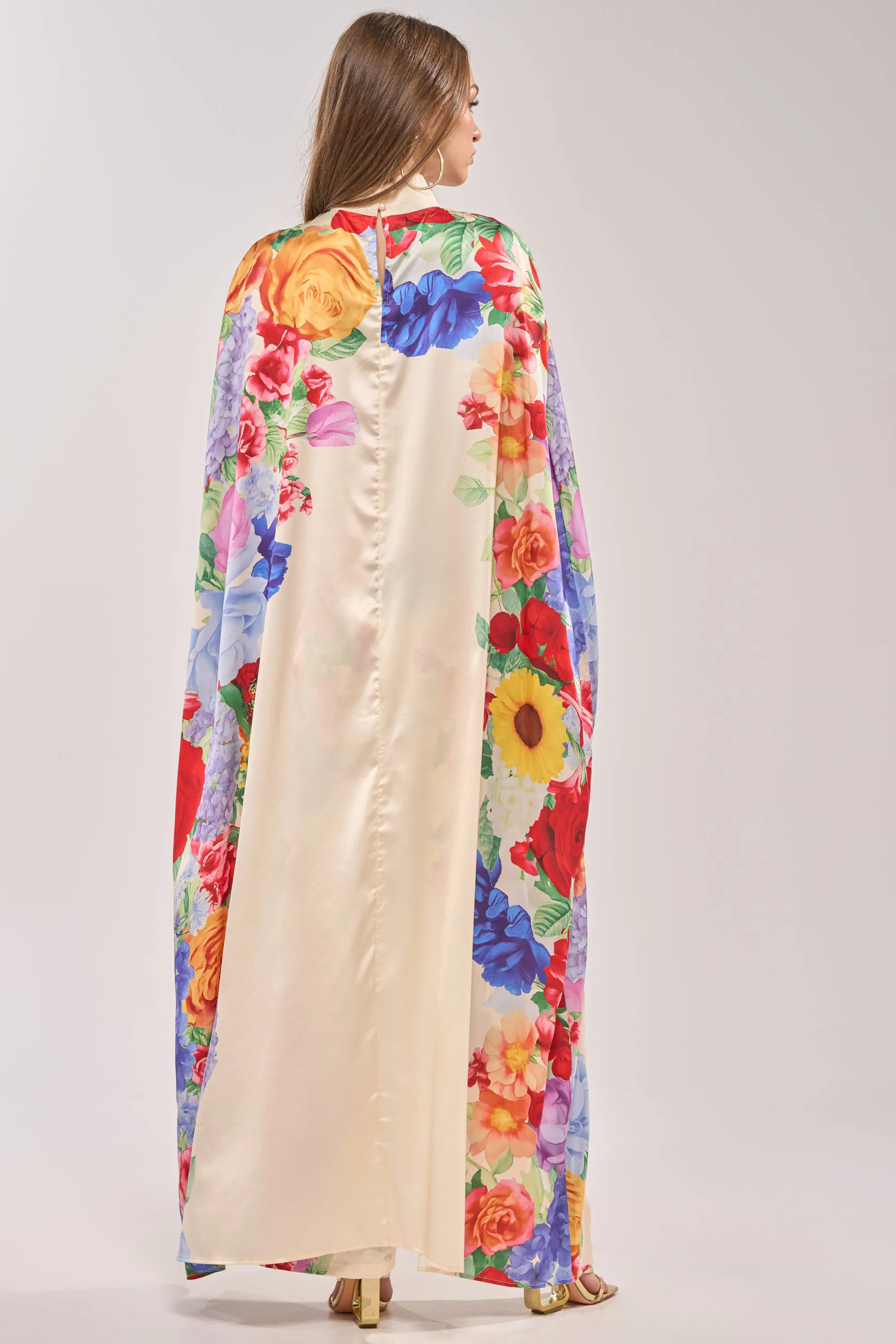 FLORAL BURST CAPE TOP sold by AKIRA product image thumbnail 5