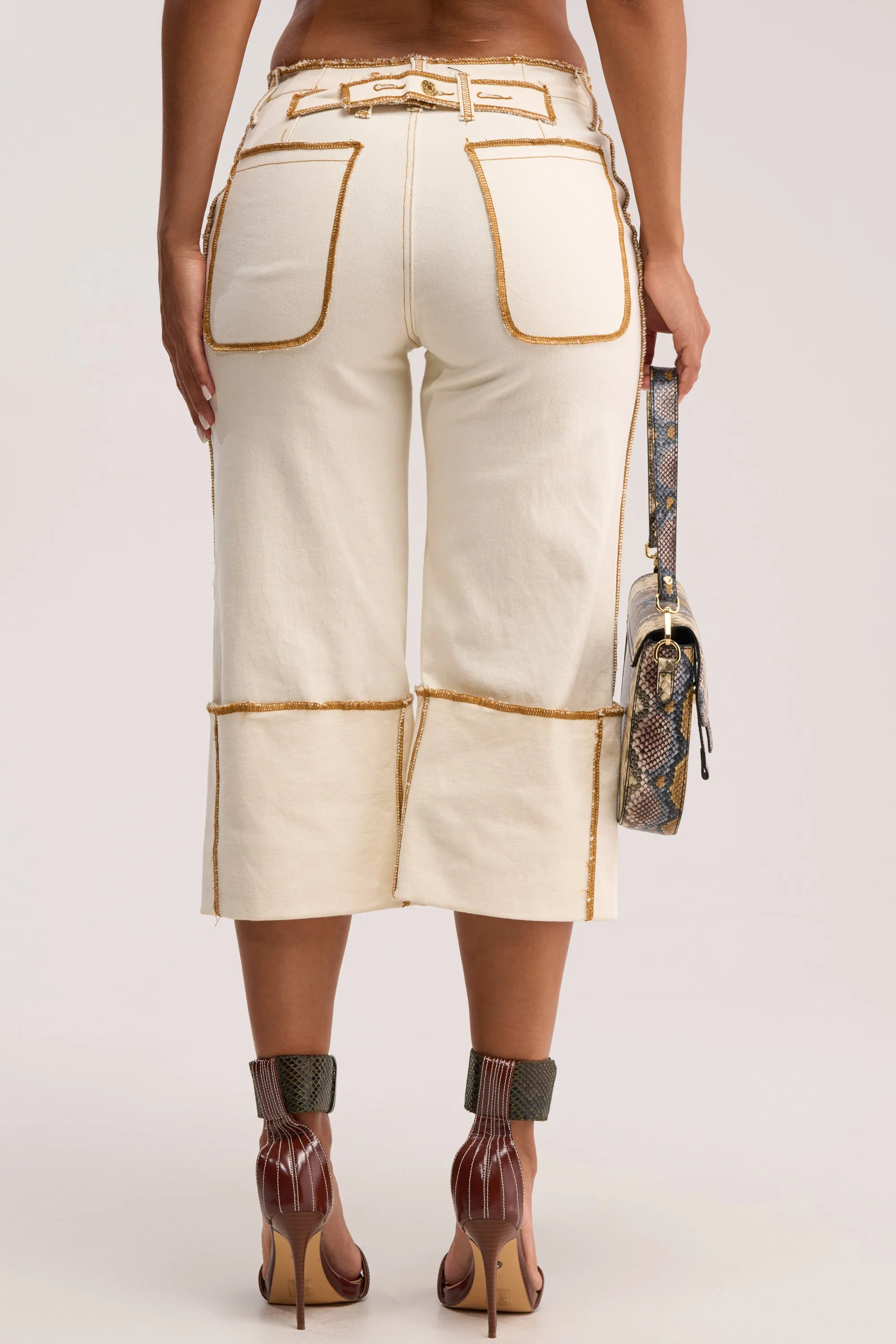 IM ALL YOURS STRAIGHT LEG CAPRI sold by AKIRA product image thumbnail 5
