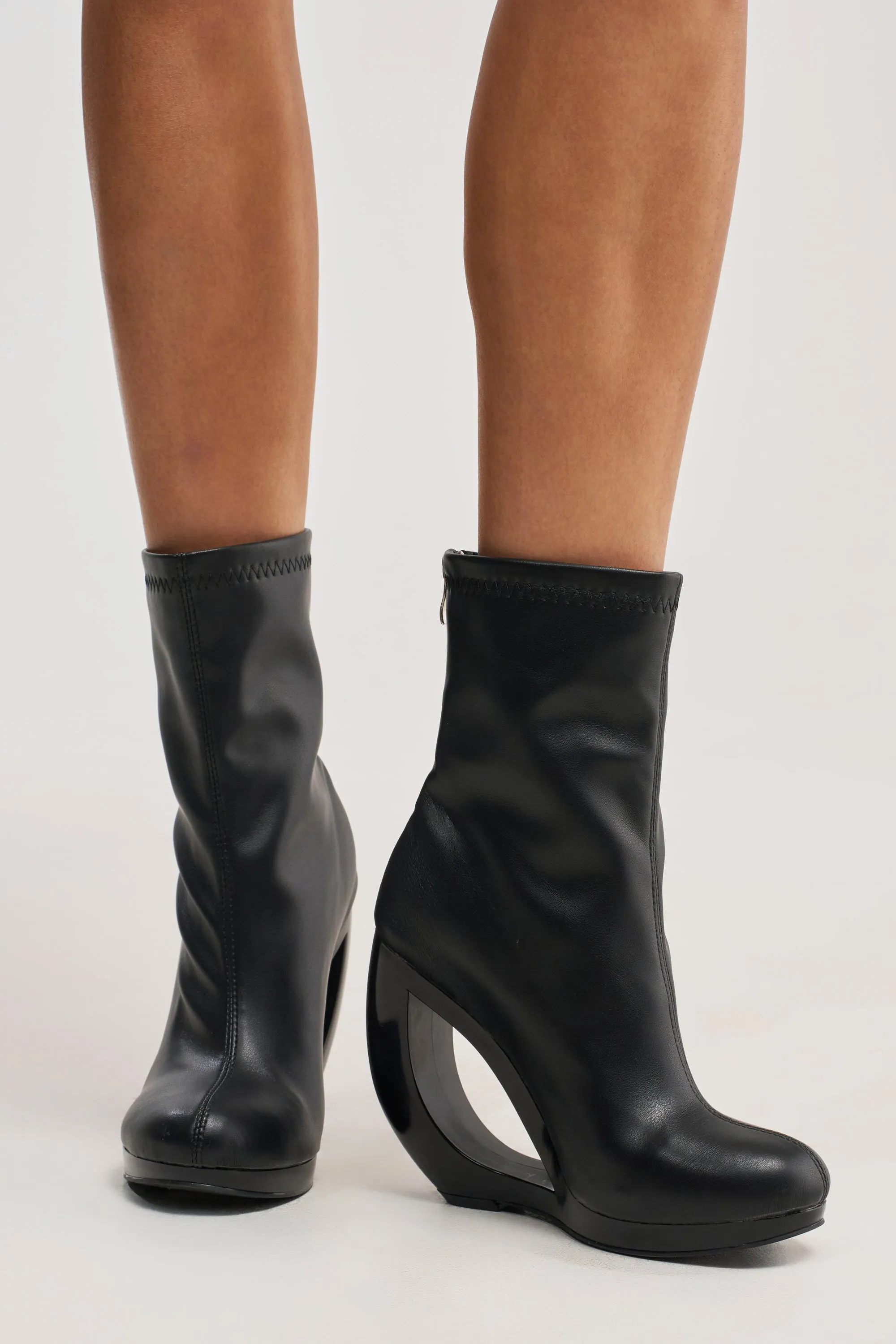 AZALEA WANG RAPTURE OPEN WEDGE COCKTAIL BOOTIE sold by AKIRA product image thumbnail 3