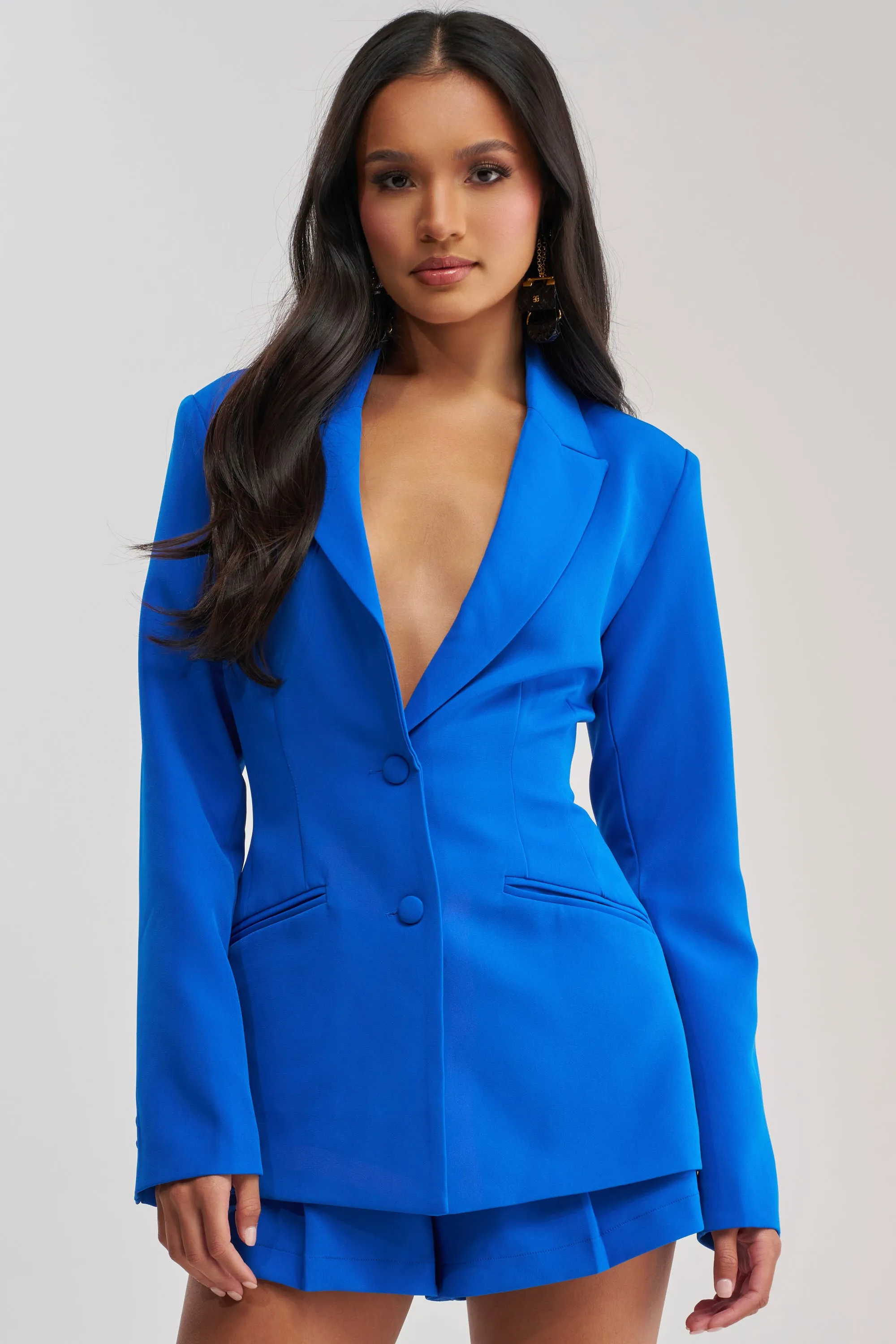 PENELOPE BLAZER IN ROYAL BLUE sold by AKIRA product image thumbnail 3