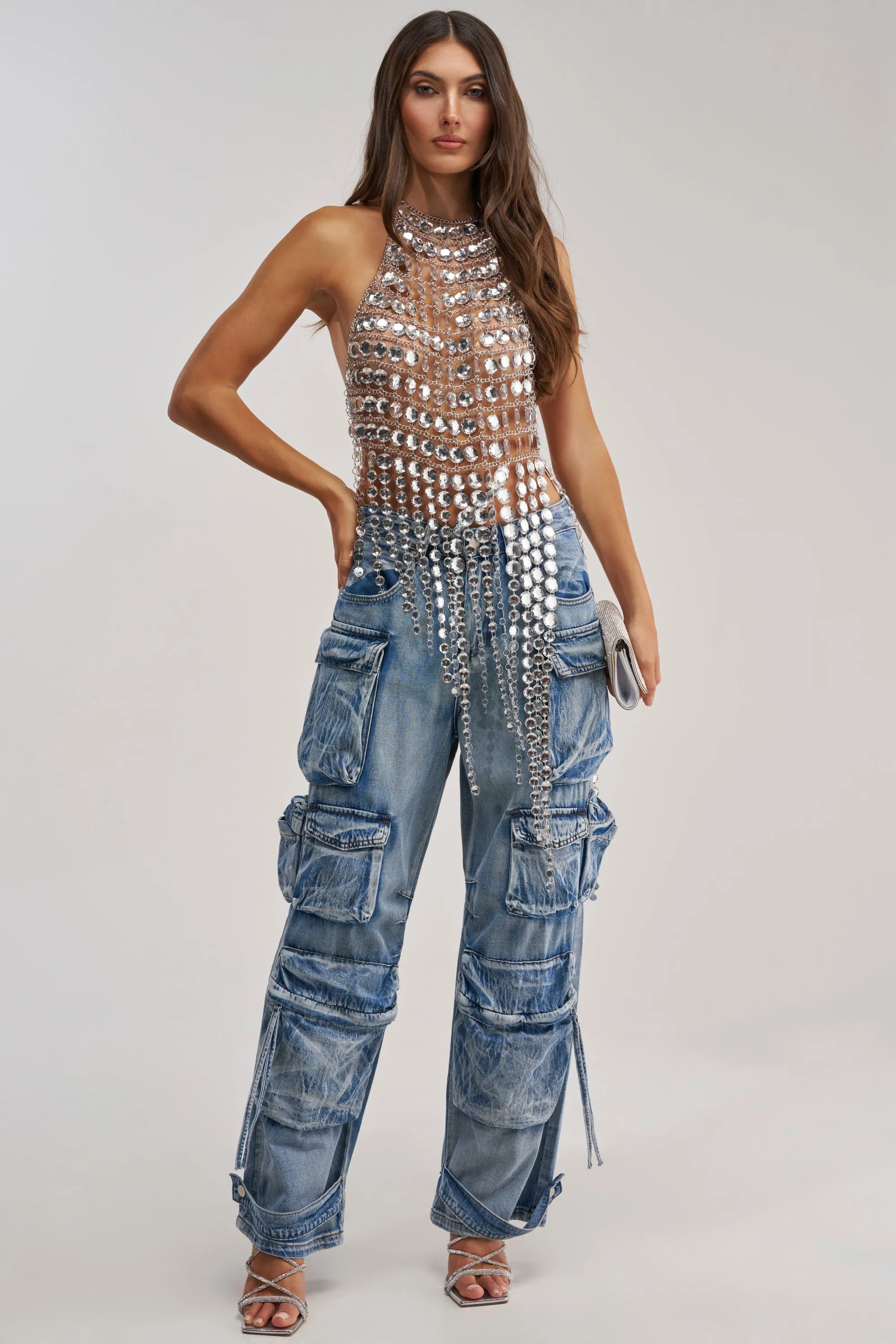 LOOK AT THIS CHAIN TOP sold by AKIRA product image thumbnail 5