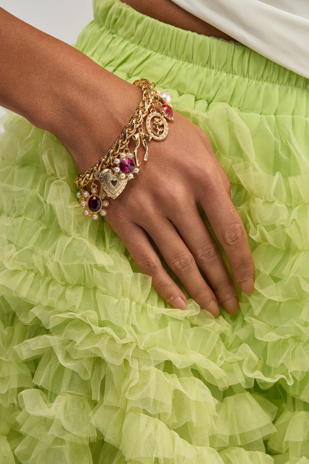 CHARMED LIFE CHARM BRACELET sold by AKIRA product image thumbnail 2