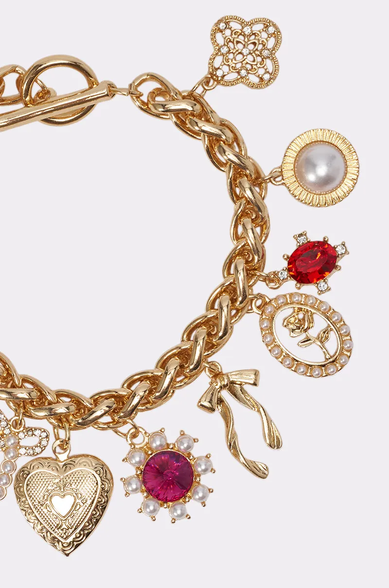 CHARMED LIFE CHARM BRACELET sold by AKIRA product image thumbnail 3