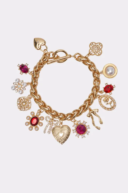 CHARMED LIFE CHARM BRACELET made by AKIRA