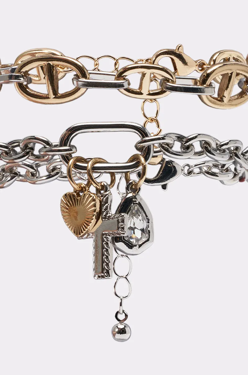 CHARMED BRACELET SET sold by AKIRA product image thumbnail 4