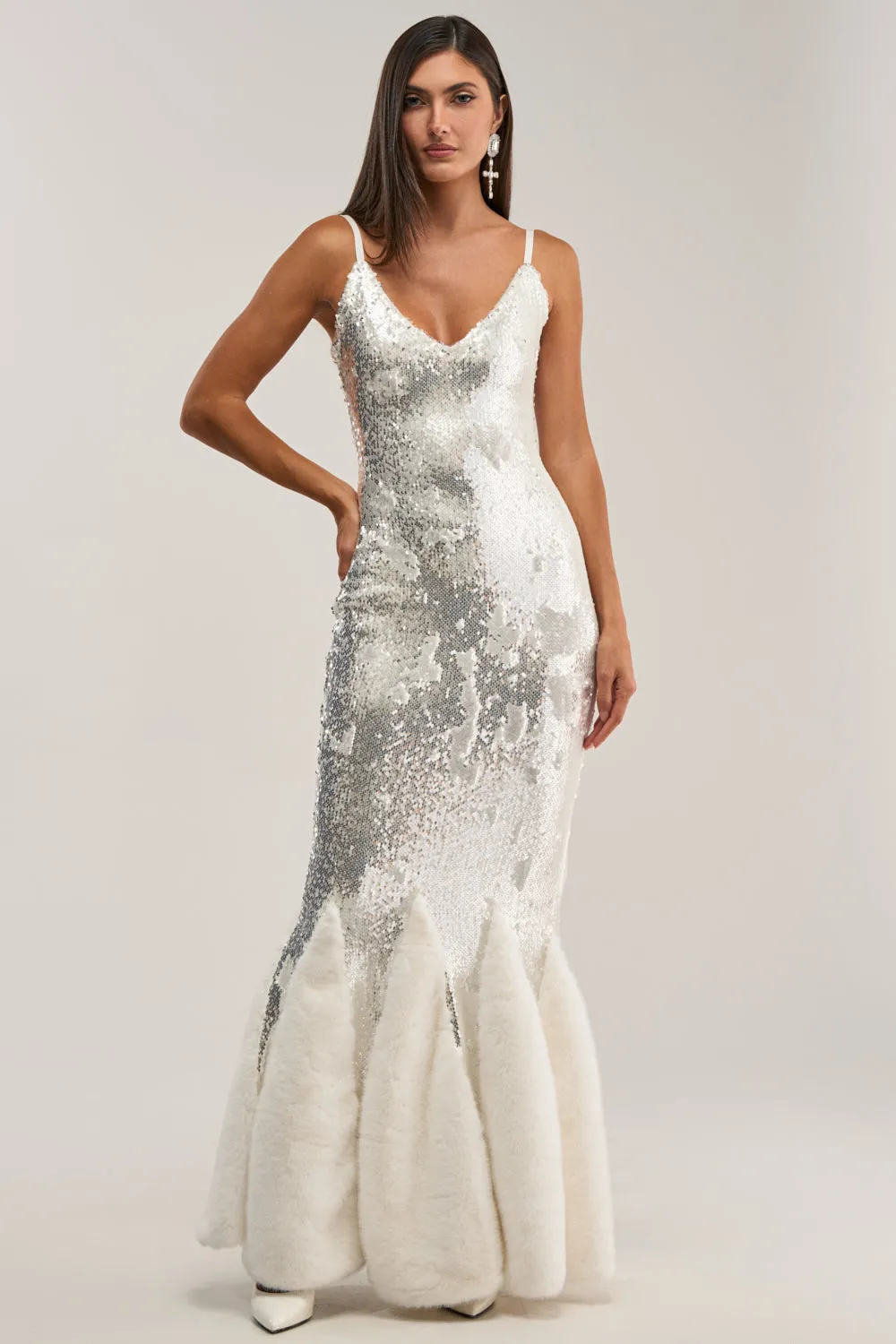 WORTH THE STARES EMBELLISHED MAXI DRESS sold by AKIRA product image thumbnail 5