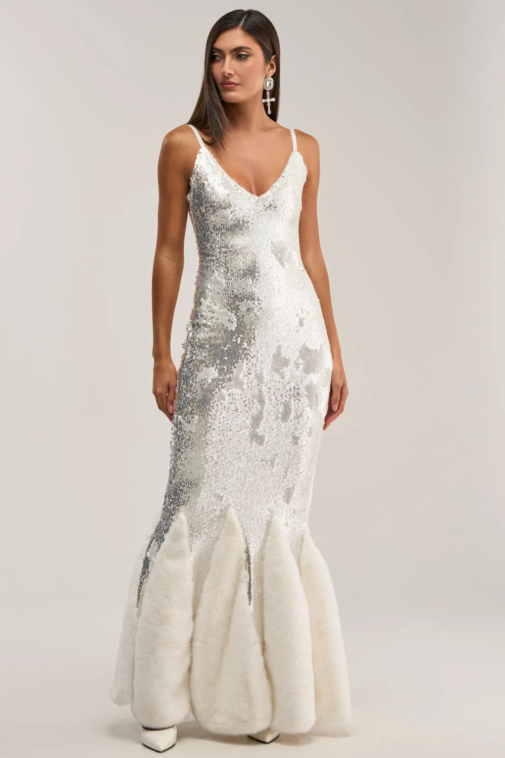 WORTH THE STARES EMBELLISHED MAXI DRESS sold by AKIRA product image thumbnail 4