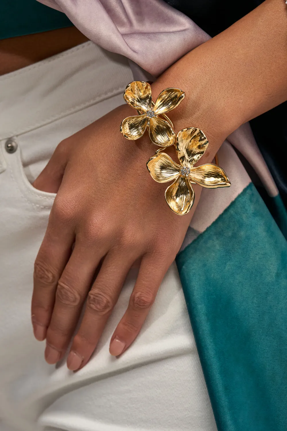 IN THE GARDEN BRACELET CUFF sold by AKIRA product image thumbnail 2