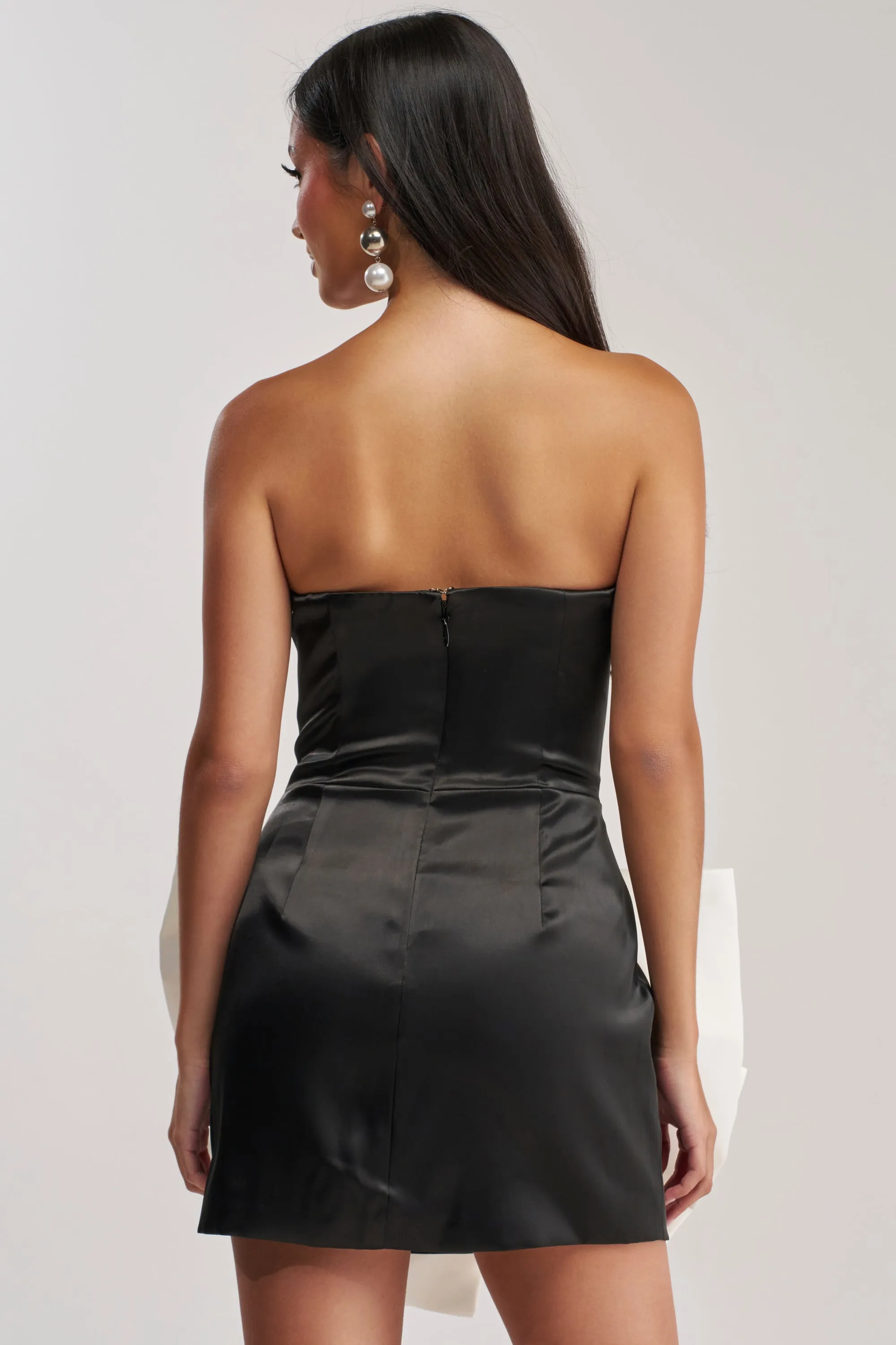 SITTING PRETTY BOW MINI DRESS sold by AKIRA product image thumbnail 5