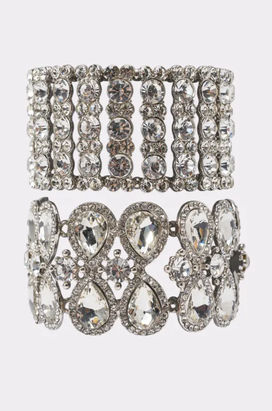 ICE ME OUT BRACELET SET made by AKIRA