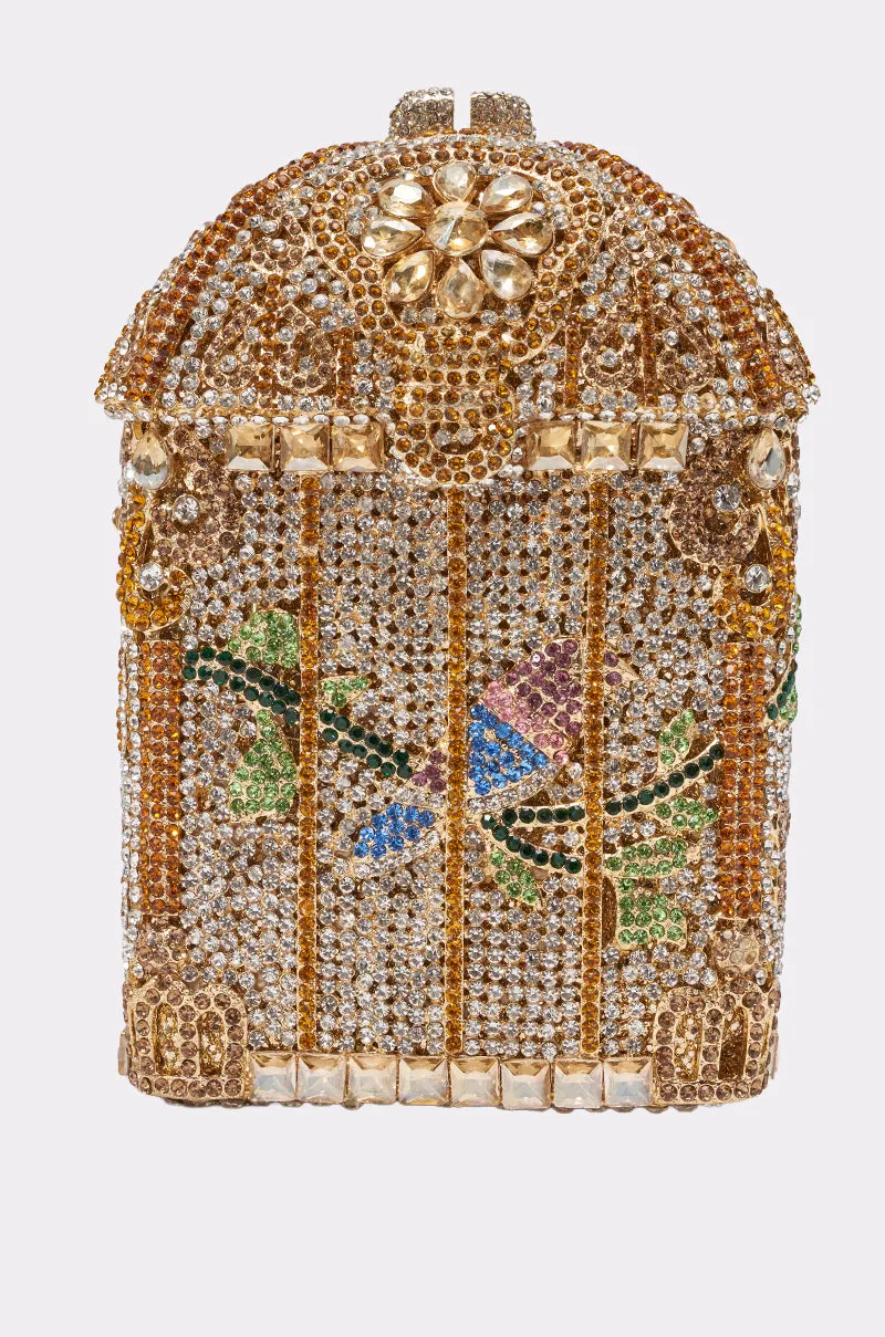 EXQUISITE BLING LUXE CLUTCH sold by AKIRA