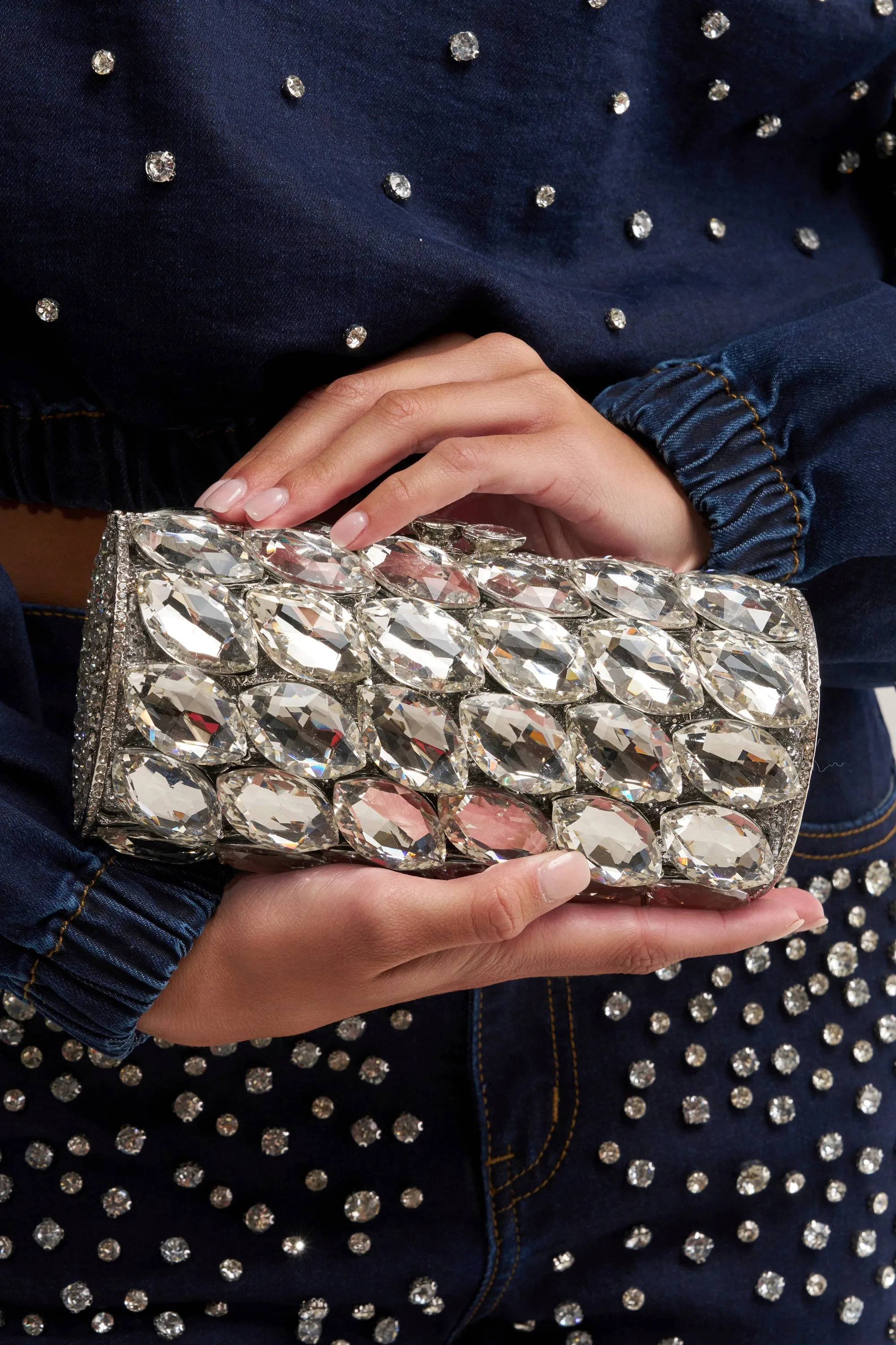 RHINESTONE BLING BAG sold by AKIRA product image thumbnail 2