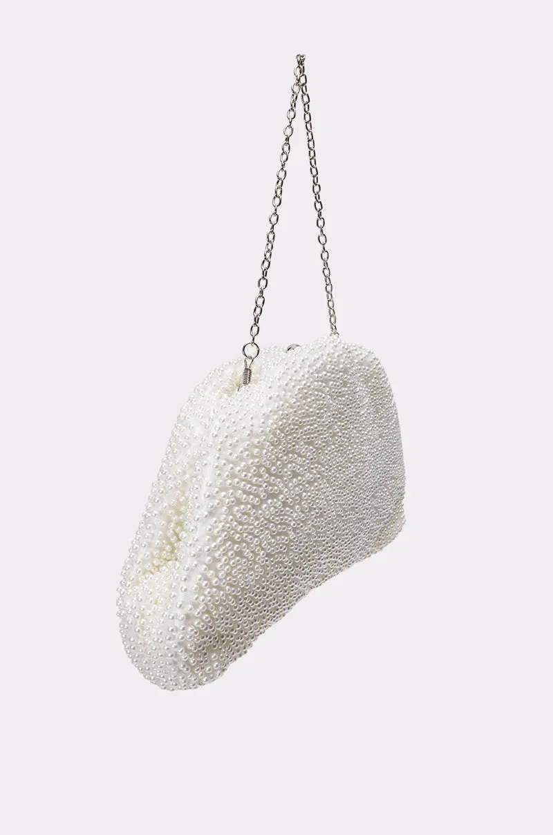 FEEL ME PEARL CLUTCH sold by AKIRA product image thumbnail 4