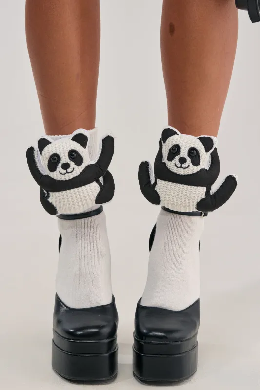 TOO CUTE PANDA SOCKS made by AKIRA
