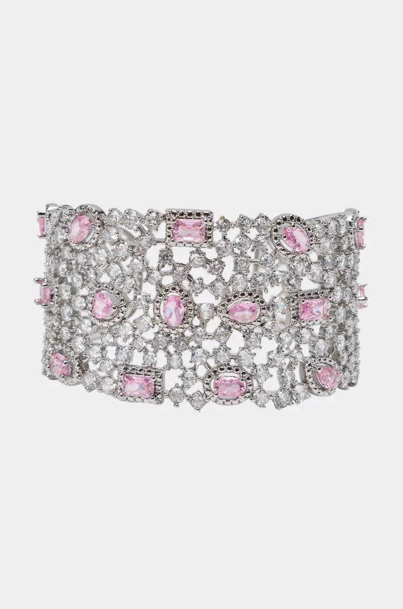 KEKE CZ BRACELET CUFF sold by AKIRA