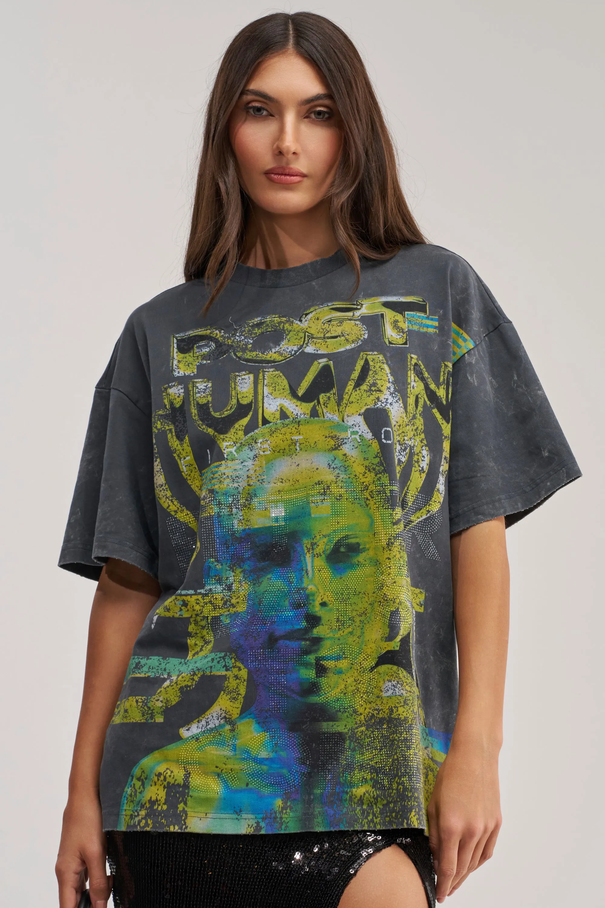 BETTER DAYS TO COME OVERSIZED GRAPHIC TEE sold by AKIRA