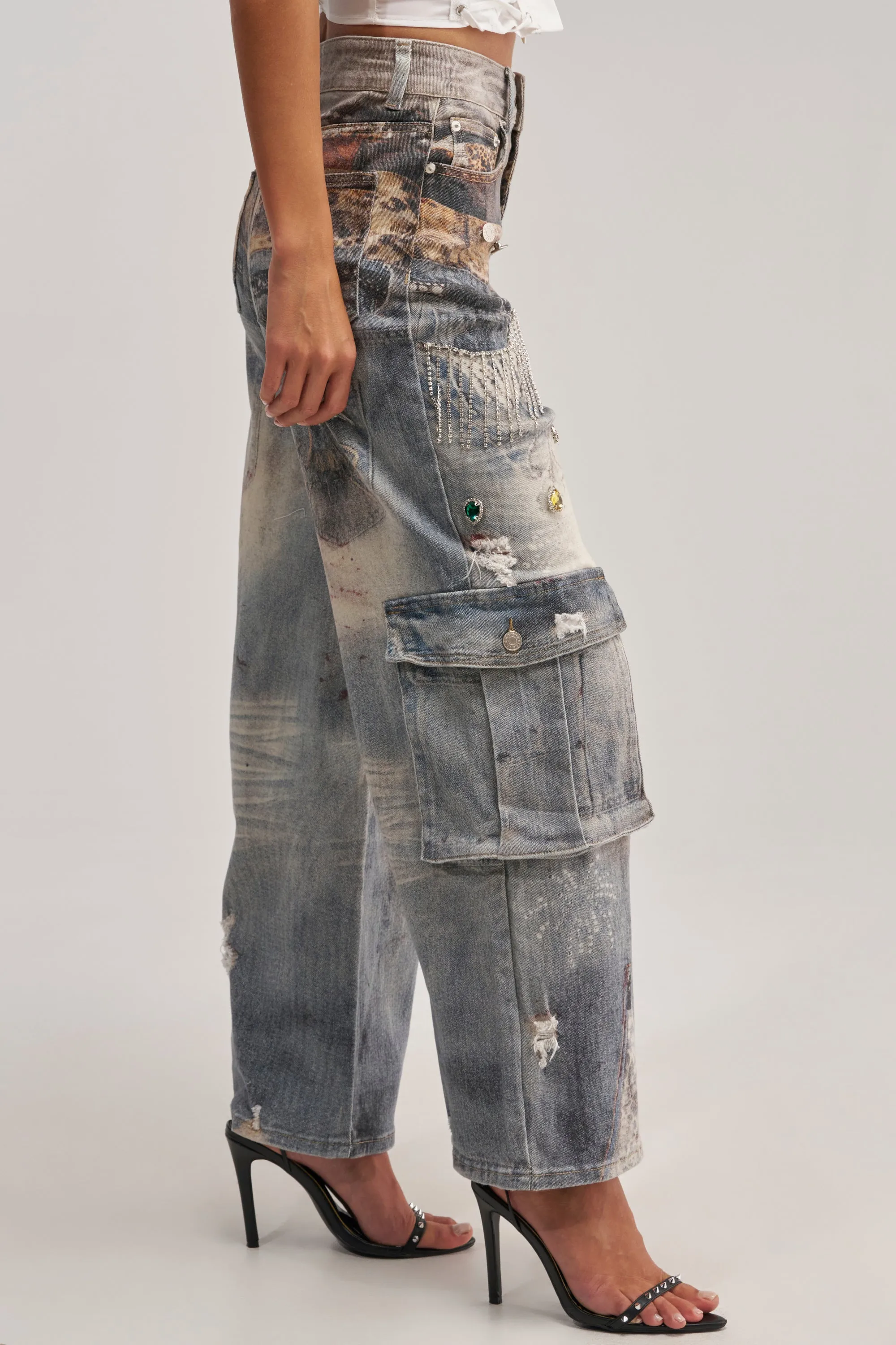 COME AND GET IT RELAXED DENIM sold by AKIRA product image thumbnail 3