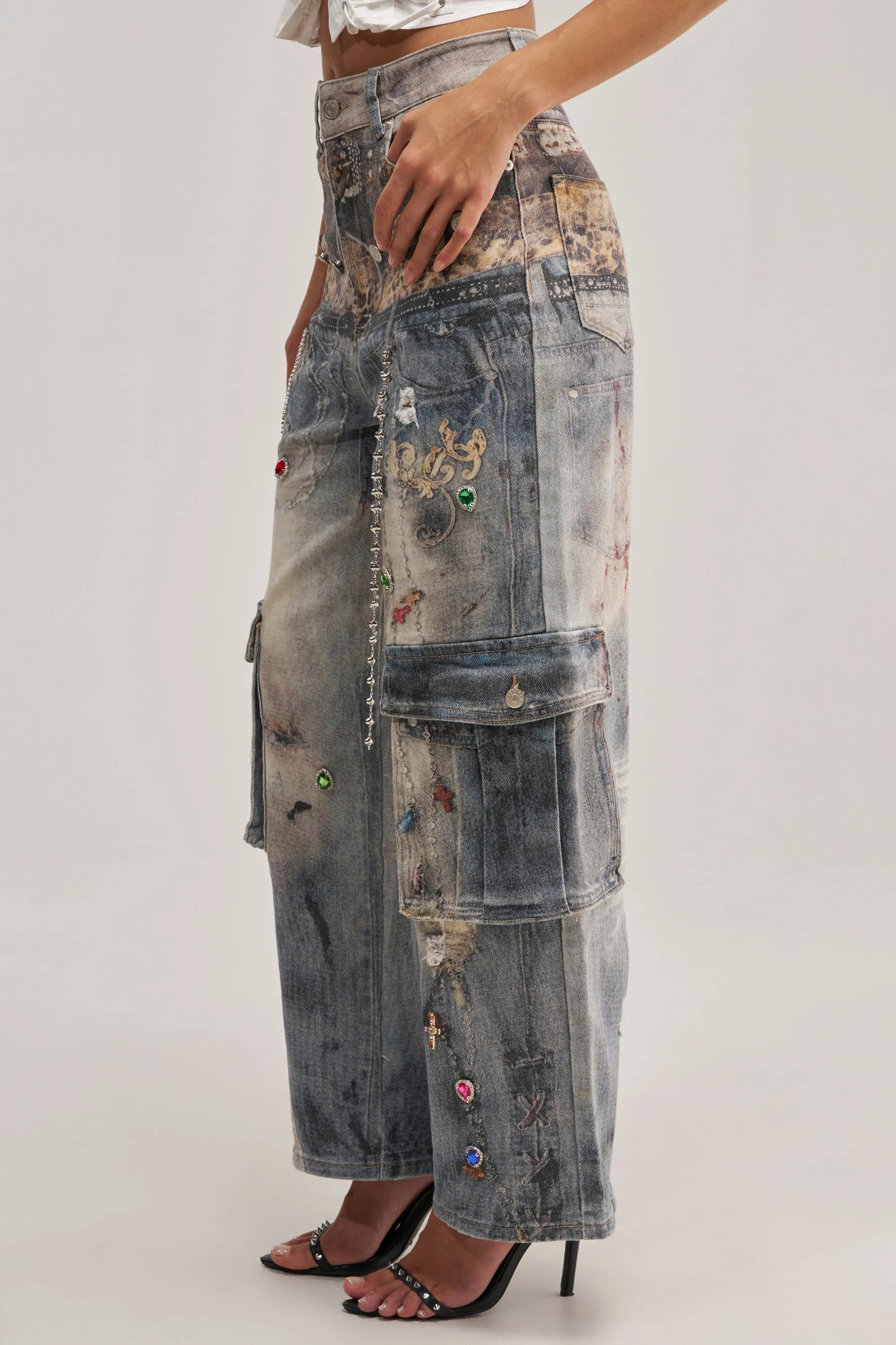 COME AND GET IT RELAXED DENIM sold by AKIRA product image thumbnail 4