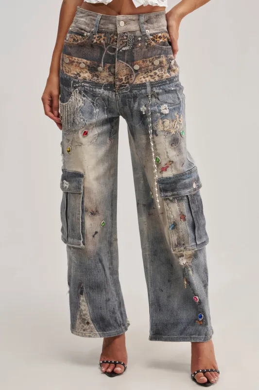 COME AND GET IT RELAXED DENIM made by AKIRA