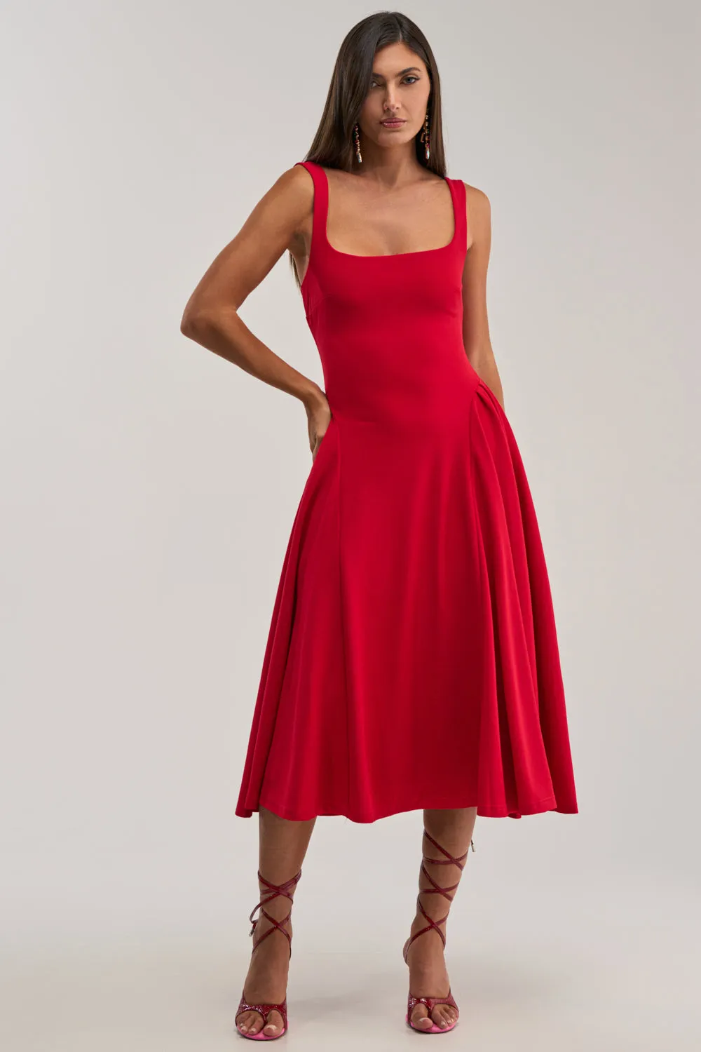 BOSS BABE MIDI DRESS sold by AKIRA product image thumbnail 3